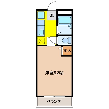 Ｇハイツ‘97の物件間取画像